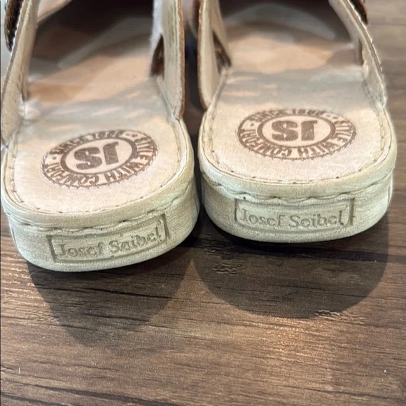 Josef Seibel Women’s Brown Leather Slip-Ons - Picture 11 of 12